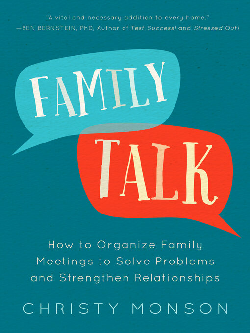Title details for Family Talk by Christy Monson - Available